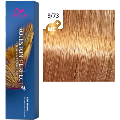 9/73 KOLESTON PERFECT крем-краска очень светлый блонд коричневый золотистый - 60 мл