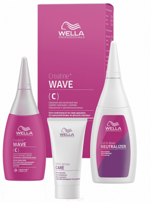 Набор для химической завивки для окрашенных и чувствительных волос (2023) Wave Conditioning CREATINE+ WAVE - 1 уп