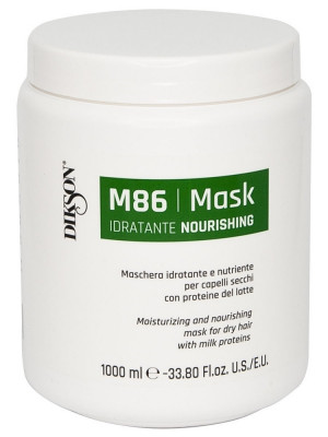 Маска увлажняющая и питательная для сухих волос с протеинами молока NOURISHING M86 - 1000 мл
