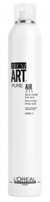 Спрей (Air Fix Pure) экстра-сильной фиксации без запаха TECNI.ART - 400 мл