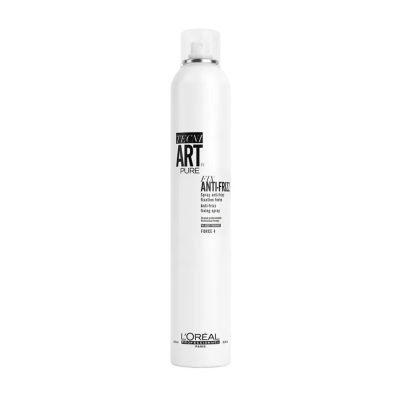 Спрей (Fix Anti-Frizz Pure) сильной фиксации с защитой от влаги без запаха TECNI.ART - 400 мл