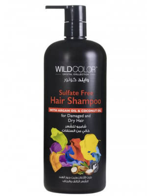 Шампунь-уход для волос без сульфатов с аргановым и кокосовым маслом WITH ARGAN OIL & COCONUT OIL - 1000 мл