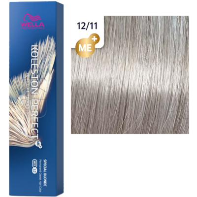 12/11 KOLESTON PERFECT крем-краска ультраяркий блонд пепельный интенсивный - 60 мл