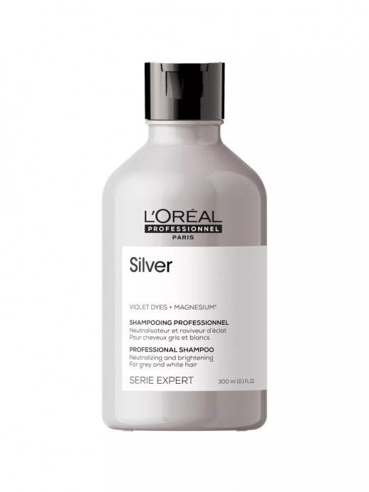 Шампунь для нейтрализации желтизны осветленных и седых волос EXPERT SILVER - 300 мл