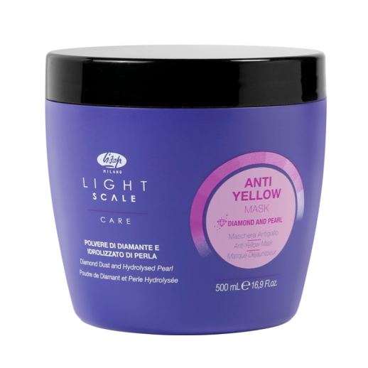 Маска для осветленных, мелированных и седых волос Care Anti Yellow LIGHT SCALE - 500 мл