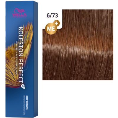 6/73 KOLESTON PERFECT крем-краска темный блонд коричневый золотистый - 60 мл