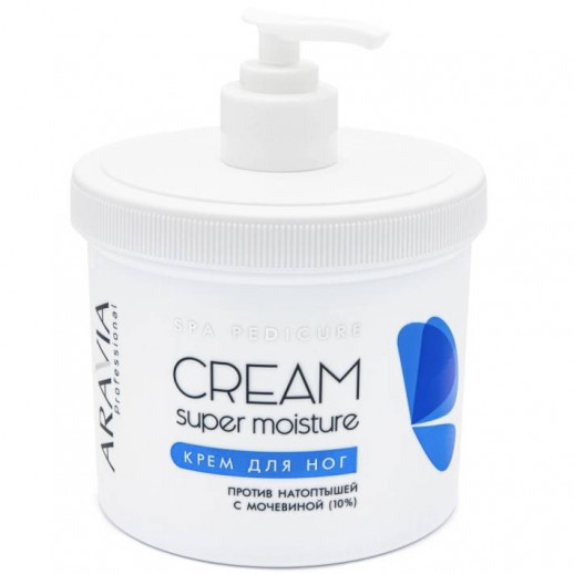 Крем для ног от натоптышей с мочевиной SUPER MOISTURE - 550 мл