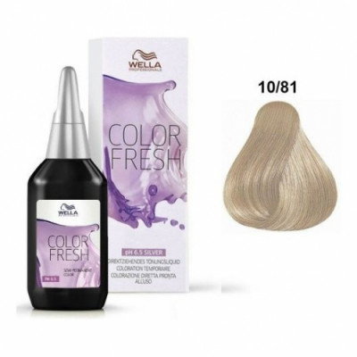 10/81 COLOR FRESH краска оттеночная яркий блонд жемчужно-пепельный - 75 мл