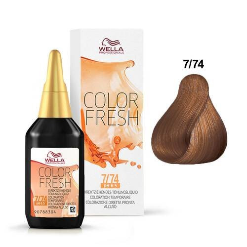 7/74 COLOR FRESH краска оттеночная блонд коричневый красный - 75 мл