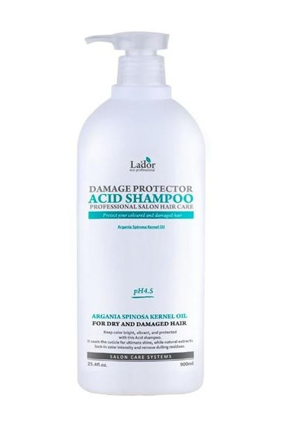 Шампунь для волос с аргановым маслом Damaged Protector Acid DAMADED PROTECTOR - 900 мл