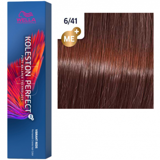 6/41 KOLESTON PERFECT крем-краска темный блонд красный пепельный - 60 мл
