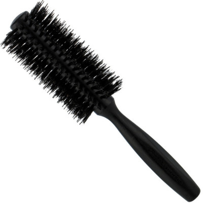 Щетка деревянная со щетиной и нейлоновыми шипами 22 см ф 35 мм черный JANEKE