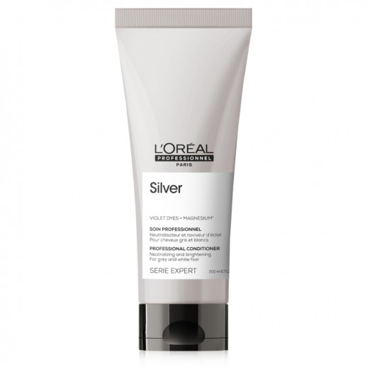 Уход смываемый для нейтрализации желтизны осветленных и седых волос EXPERT SILVER - 200 мл