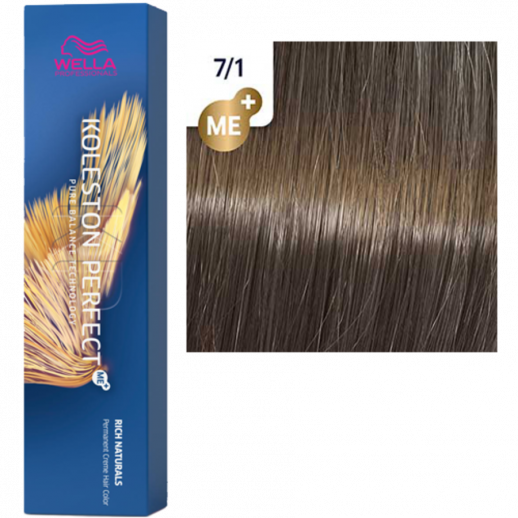 7/1 KOLESTON PERFECT крем-краска блонд пепельный - 60 мл