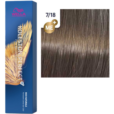 7/18 KOLESTON PERFECT крем-краска блонд пепельный жемчужный - 60 мл
