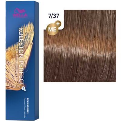 7/37 KOLESTON PERFECT крем-краска блонд золотистый коричневый - 60 мл