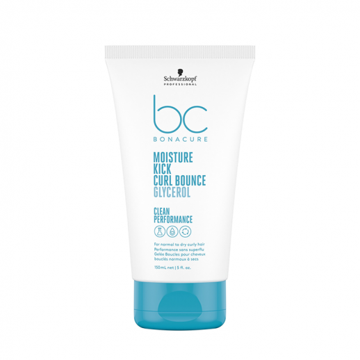 Лосьон увлажняющий для вьющихся Clean Performance Moisture Kick Curl Bounce Glycerol BONACURE - 150 мл