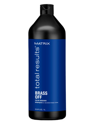 Шампунь Brass off для нейтрализации медных подтонов TOTAL RESULTS - 1000 мл