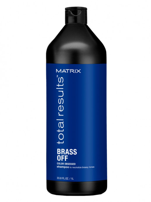 Шампунь Brass off для нейтрализации медных подтонов TOTAL RESULTS - 1000 мл