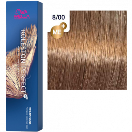 8/00 KOLESTON PERFECT крем-краска светлый блонд интенсивный натуральный - 60 мл