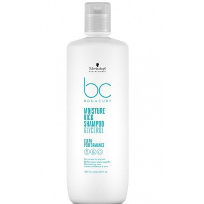 Шампунь увлажняющий Clean Performance Moisture Kick Glycerol BONACURE - 1000 мл