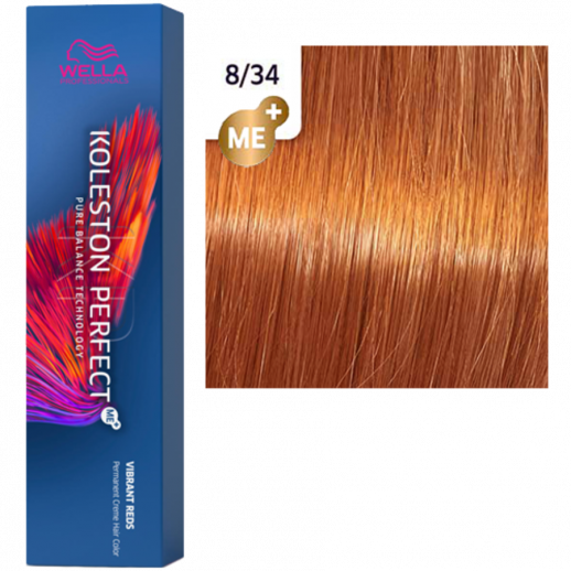 8/34 KOLESTON PERFECT крем-краска светлый блонд золотистый красный - 60 мл