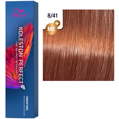 8/41 KOLESTON PERFECT крем-краска светлый блонд красный пепельный - 60 мл