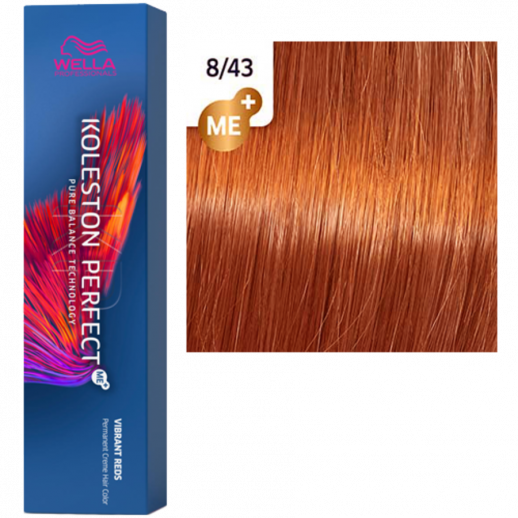8/43 KOLESTON PERFECT крем-краска светлый блонд красный золотистый - 60 мл