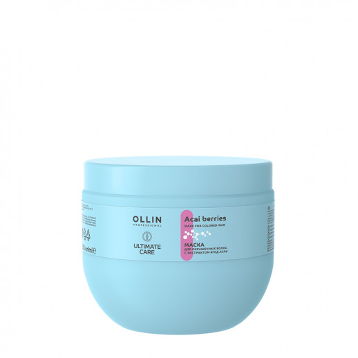 Маска для окрашенных волос с экстрактом ягод асаи ULTIMATE CARE CARE - 500 мл
