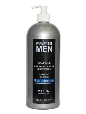PREMIER FOR MEN ШАМПУНЬ д/волос и тела освежающий 1000мл/ Shampoo Hair&Body