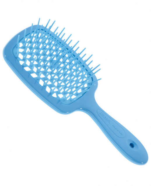 Щетка с закругленными зубчиками 20,3х8,5х3,1 см голубая 305592 JANEKE
