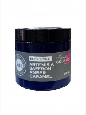 Гель-скраб парфюмированный №10 Полынь,Шафран,Амбра,Карамель - 200 мл