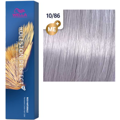 10/86 KOLESTON PERFECT крем-краска яркий блонд жемчужный фиолетовый - 60 мл