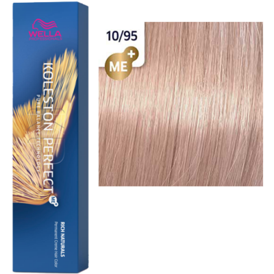 10/95 KOLESTON PERFECT крем-краска яркий блонд сандре махагоновый - 60 мл