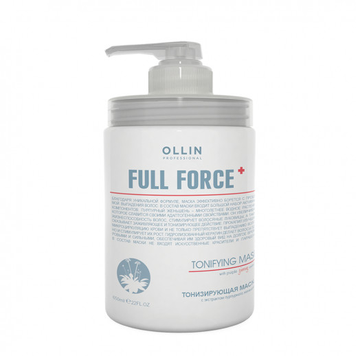Маска тонизирующая с экстрактом пурпурного женьшеня FULL FORCE - 650 мл